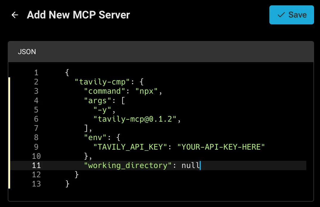 Adding a CLI MCP Server (Command)