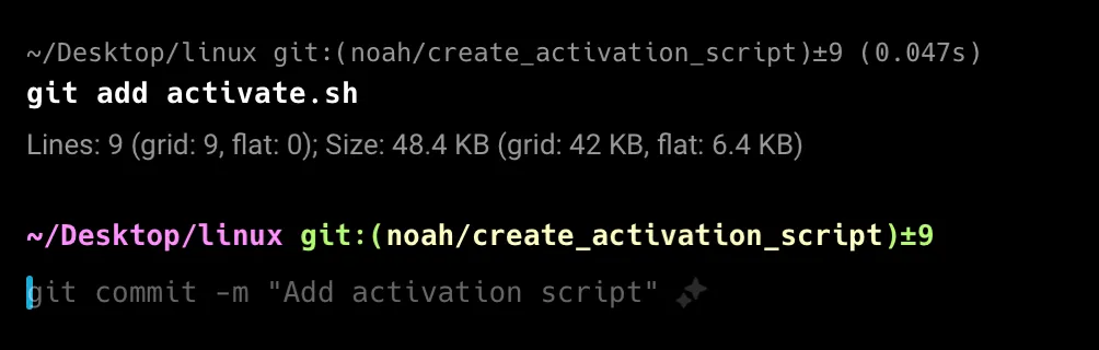 Next Command suggestion appearing inline based on the active terminal session and command history.